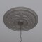 Ekena Millwork Baltimore PVC Medallion (Canopies up to 7 3/4"), 22"OD x 3 1/2"ID x 1"P, Metallic Silver Metallic CMP22BACSV - alternate 6